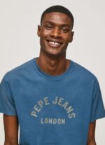 Men Jarman Pepe Jeans Logo Print T-Shirt 60J40951 - Image 3