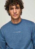 Men Jarman Pepe Jeans Logo Printed Cotton Sweatshirt 60J40907 - Image 3