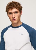 Men Jarman Pepe Jeans Long Sleeves Raglan T-Shirt 60J40985 - Image 3