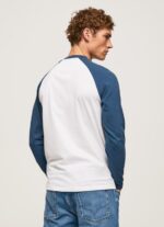 Men Jarman Pepe Jeans Long Sleeves Raglan T-Shirt 60J40985 - Image 4