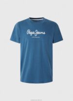 Men Jarman Pepe Jeans Printed Logo Cotton T-Shirt 60J40934 - Image 5