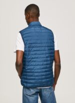 Men Jarman Pepe Jeans Zip Fastened Padded Waistcoat 60J40844 - Image 4