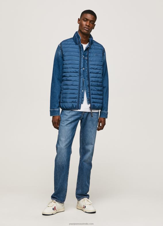 men_jarman_pepe_jeans_zip_fastened_padded_waistcoat_60j40844.jpg Men Jarman Pepe Jeans Zip Fastened Padded Waistcoat 60J40844 - Image 1