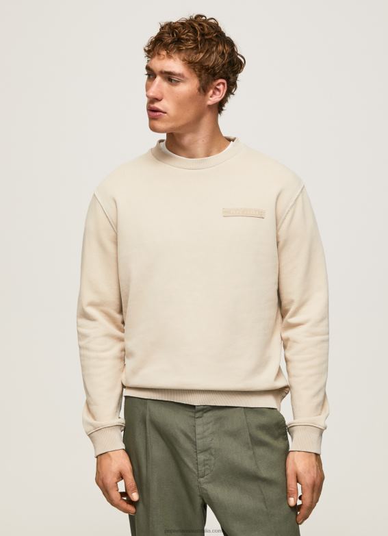men_malt_pepe_jeans_acid_washed_cotton_jumper_60j40886.jpg Men Malt Pepe Jeans Acid Washed Cotton Jumper 60J40886 - Image 1