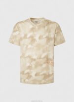 Men Malt Pepe Jeans Camouflage Print T-Shirt 60J40963 - Image 5
