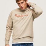Men Malt Pepe Jeans Logo Print Jumper 60J40887