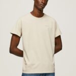 Men Malt Pepe Jeans Printed Logo Cotton T-Shirt 60J40939
