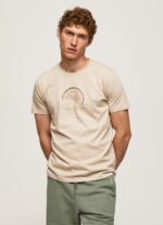 Men Malt Pepe Jeans Worn-Effect Logo T-Shirt 60J40962