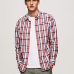 Men Multi Pepe Jeans Loick Checkered Poplin Shirt 60J401067