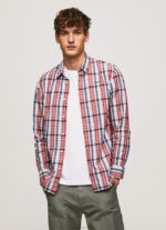 Men Multi Pepe Jeans Loick Checkered Poplin Shirt 60J401067