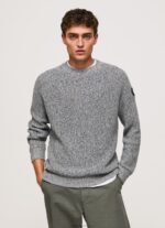 Men Multi Pepe Jeans Pirmin Braided Yarn Jersey 60J40852 - Image 2