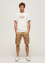 Men Off White Pepe Jeans Photo Print T-Shirt 60J40988 - Image 2