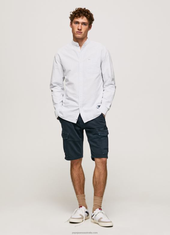 Men Ozzy Pepe Jeans Leyton Regular Fit Oxford Shirt 60J401041 - Image 2