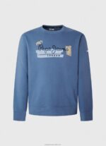 Men Ozzy Pepe Jeans Rounded Collar Cotton Jumper 60J40881 - Image 5