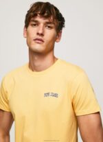 Men Shine Pepe Jeans Logo Print T-Shirt 60J40972