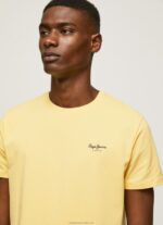 Men Shine Pepe Jeans Printed Logo Cotton T-Shirt 60J40943 - Image 3