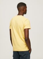 Men Shine Pepe Jeans Printed Logo Cotton T-Shirt 60J40943 - Image 4