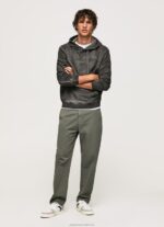 Men Washed Black Pepe Jeans Bandana Cotton Jumper 60J40893 - Image 2