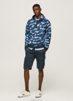 Men White Pepe Jeans Camouflage Printed Jumper 60J40879 - Image 2
