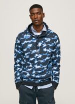 Men White Pepe Jeans Camouflage Printed Jumper 60J40879