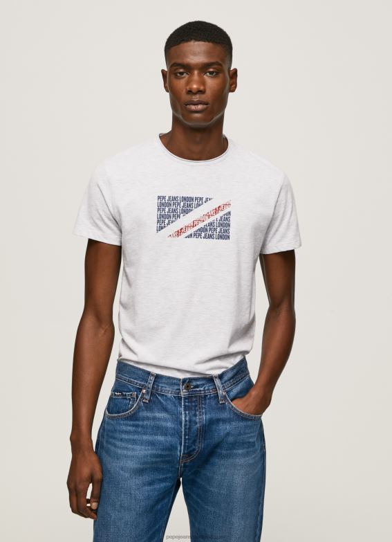 men_white_pepe_jeans_marbled_logo_print_t_shirt_60j40987.jpg Men White Pepe Jeans Marbled Logo Print T-Shirt 60J40987 - Image 1