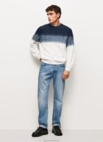 Men White Pepe Jeans Perseo Cable Knit Jersey 60J40851 - Image 2