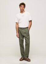 Men White Pepe Jeans Photo Print T-Shirt 60J40981