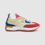 Women Acid Yellow Pepe Jeans Lucky Print Combined Sneakers 60J40572