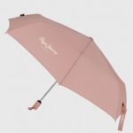 Women Ash Rose Pepe Jeans Macy Folding Automatic Umbrella 60J40788