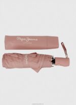 Women Ash Rose Pepe Jeans Macy Folding Automatic Umbrella 60J40788 - Image 3