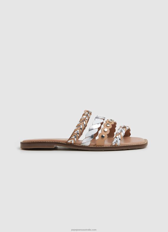 women_bare_pepe_jeans_irma_multistraps_leather_sandals_60j40662.jpg Women Bare Pepe Jeans Irma Multistraps Leather Sandals 60J40662 - Image 1