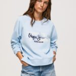 Women Bay Pepe Jeans Cropped Cotton Jumper 60J40271
