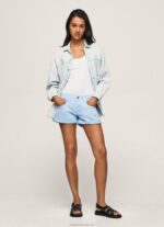Women Bay Pepe Jeans Regular Fit Cotton Shorts 60J40527