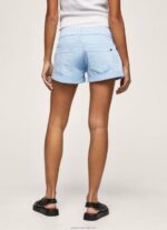 Women Bay Pepe Jeans Regular Fit Cotton Shorts 60J40527 - Image 3