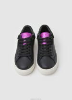 Women Black Pepe Jeans Adams Ari Basic Sneakers 60J40613 - Image 2