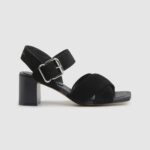 Women Black Pepe Jeans Altea Basic Suede Sandals 60J40648