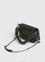 Women Black Pepe Jeans Crossbody Bag With Padded Detailing 60J40708 - Image 3