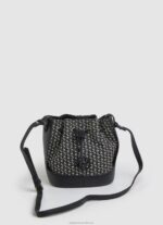 Women Black Pepe Jeans Double-Handled Bucket Bag 60J40732 - Image 5