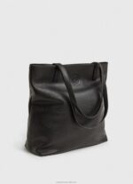 Women Black Pepe Jeans Embossed Logo Tote Bag 60J40711 - Image 2