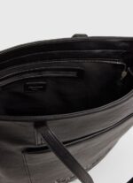 Women Black Pepe Jeans Embossed Logo Tote Bag 60J40711 - Image 3