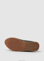 Women Black Pepe Jeans London Troy Combined Sneakers 60J40611 - Image 5