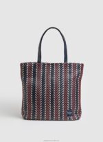 Women Black Pepe Jeans Macrame And Straw Bucket Bag 60J40741 - Image 4