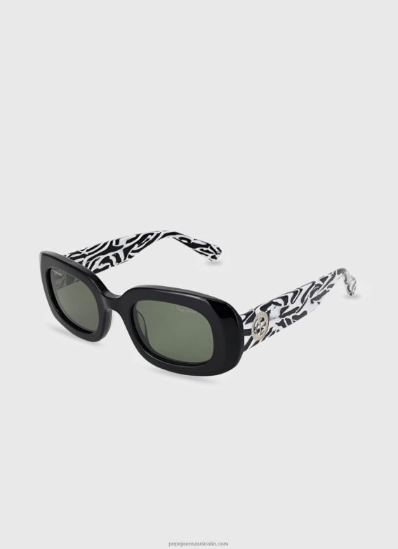 women_black_pepe_jeans_rectangular_sunglasses_60j40767.jpg Women Black Pepe Jeans Rectangular Sunglasses 60J40767 - Image 1
