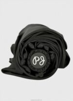 Women Black Pepe Jeans Teo Folding Automatic Umbrella 60J40787 - Image 4