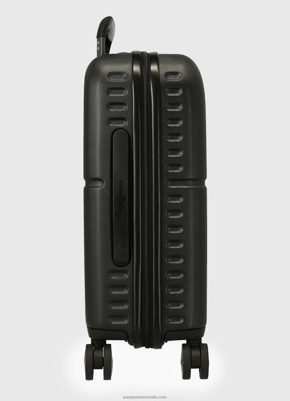 Women Black Pepe Jeans Trolley Abs 55Cm. Highlight Hard Suitcase 60J40758 - Image 2