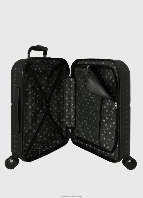 Women Black Pepe Jeans Trolley Abs 55Cm. Highlight Hard Suitcase 60J40758 - Image 4