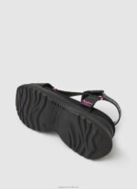 Women Black Pepe Jeans Venus Ace Trek Sandals 60J40687 - Image 5