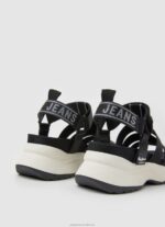 Women Black Pepe Jeans Venus Point Trek Sandals 60J40686 - Image 4