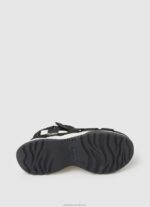Women Black Pepe Jeans Venus Point Trek Sandals 60J40686 - Image 5