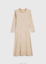 Women Buff Pepe Jeans Cable Knit Midi Dress 60J40206 - Image 5